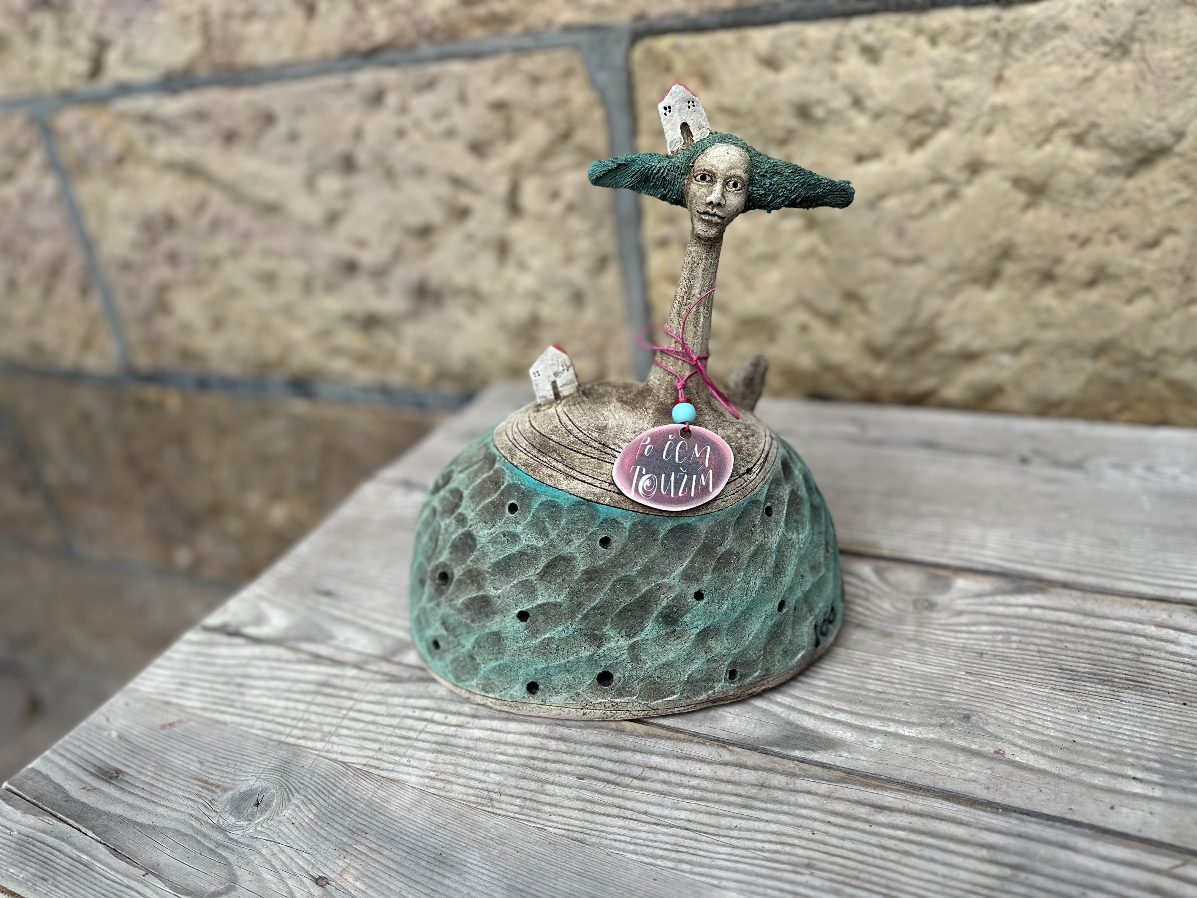 Plastika  - Paní Domácí Andělka