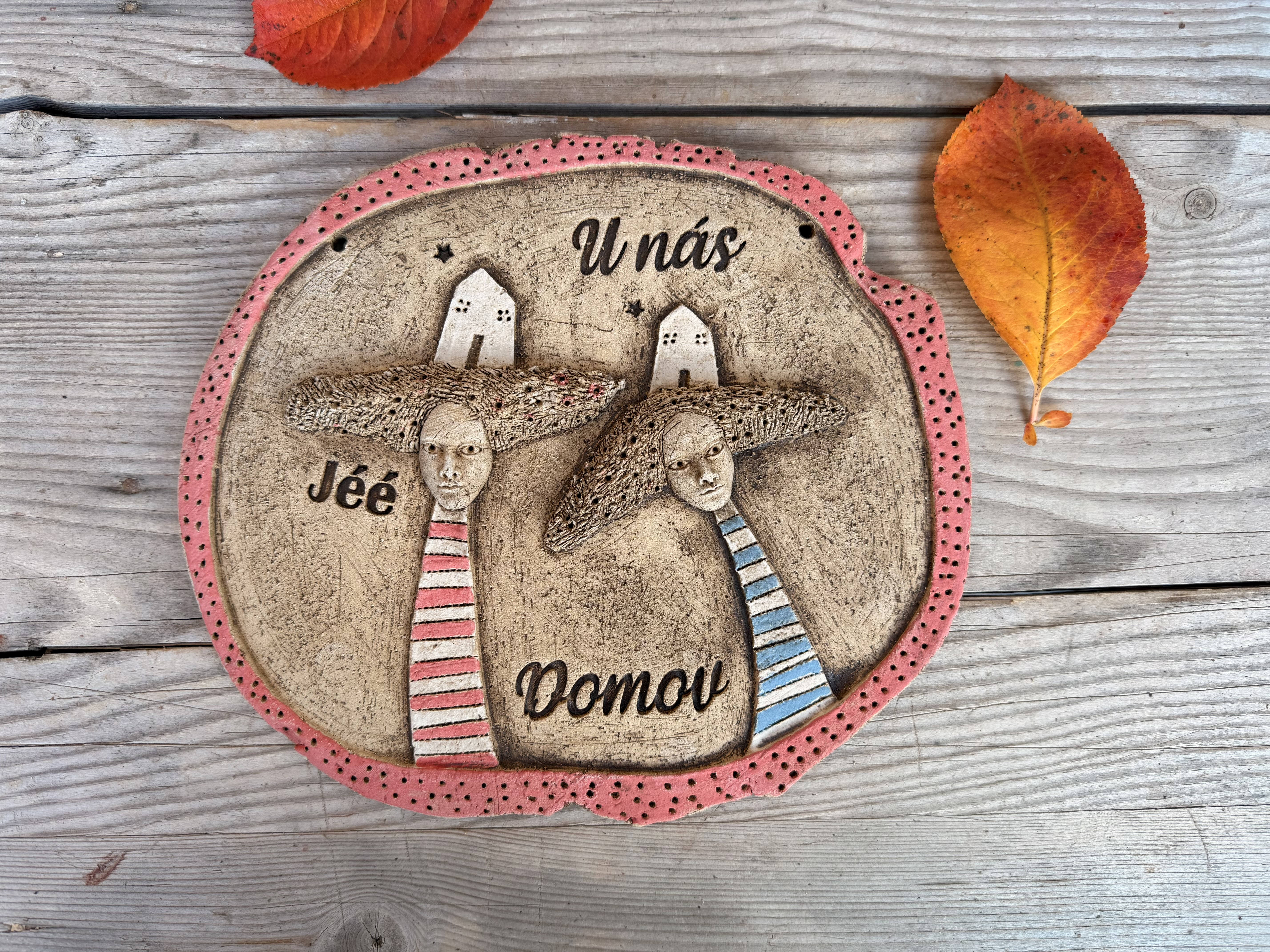 Plastika  - Cedulka na zavěšení