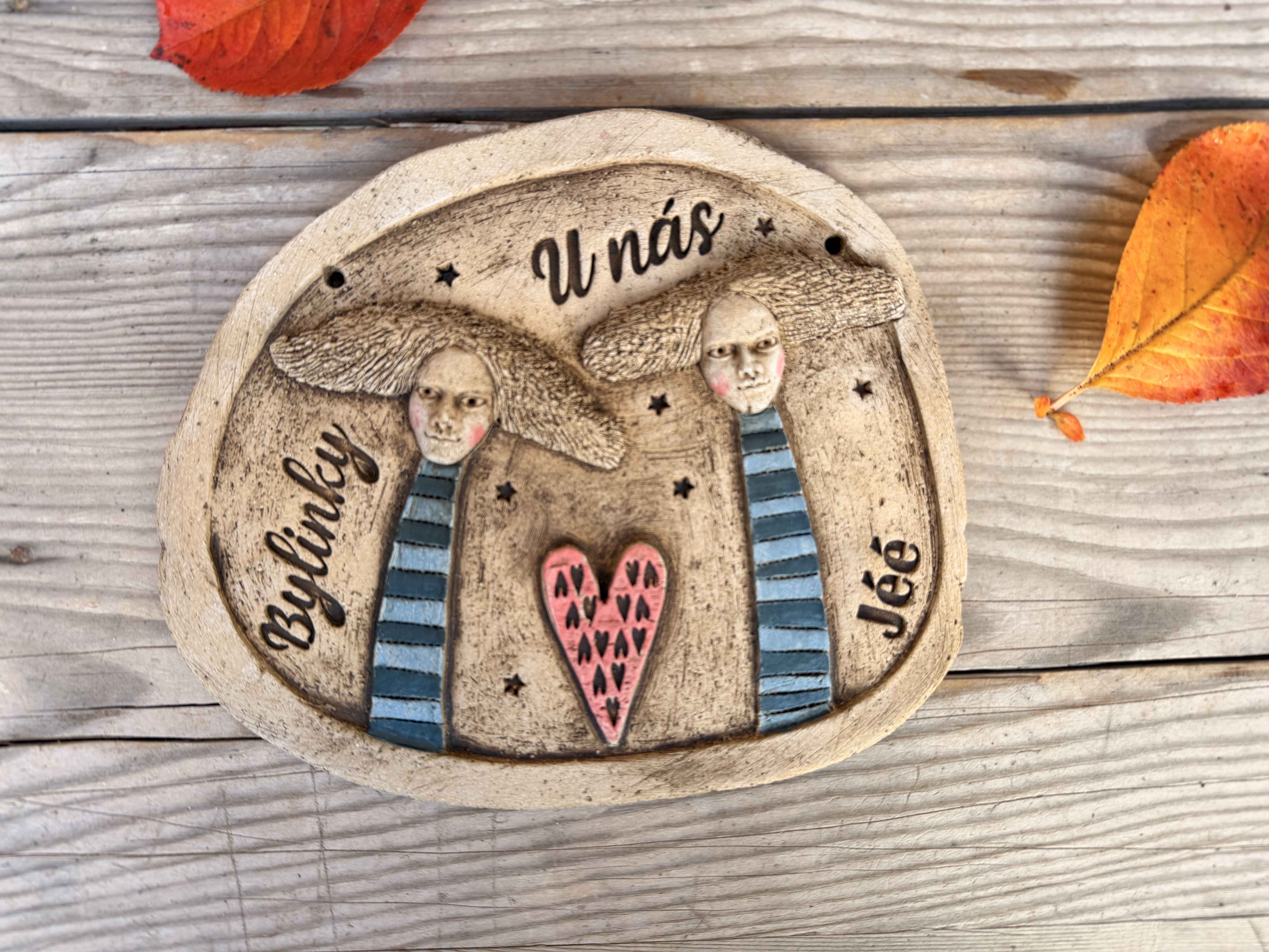 Plastika  - Cedulka na zavěšení