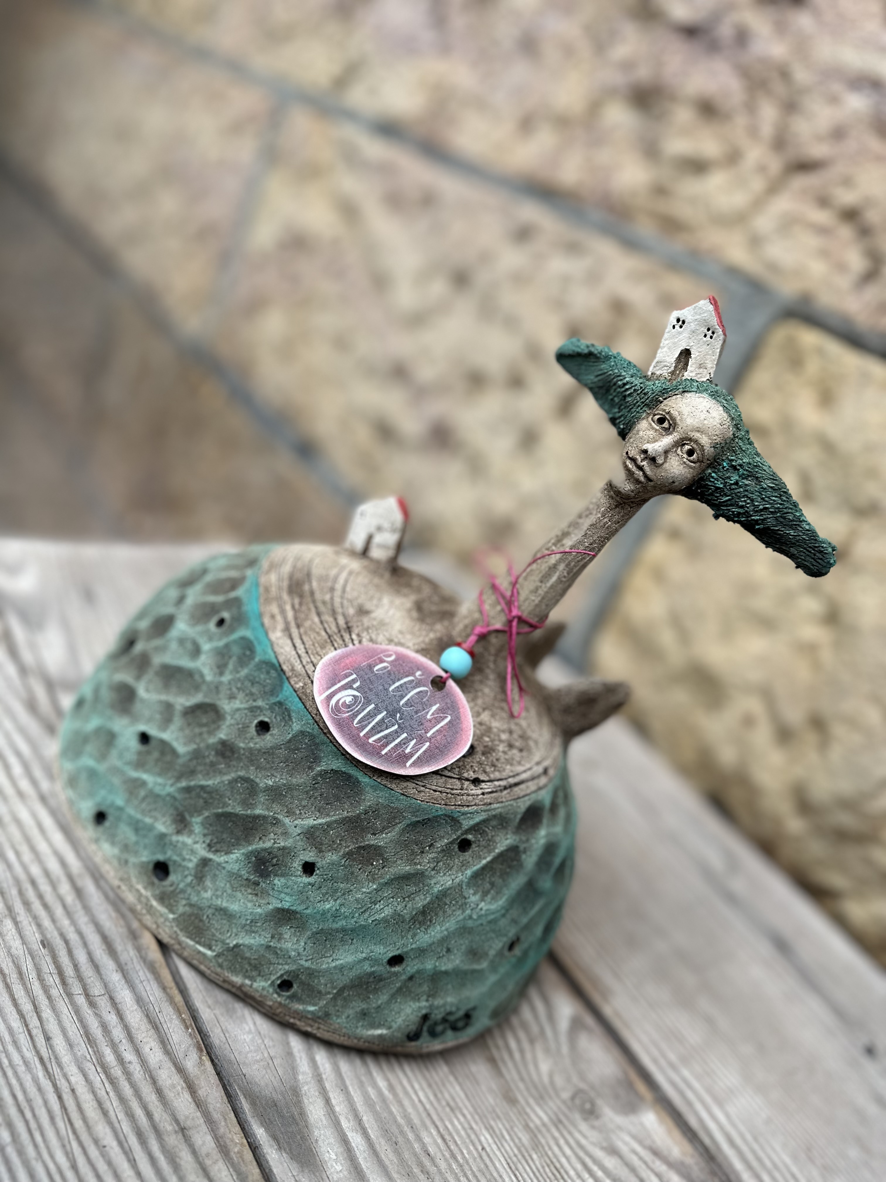 Plastika  - Paní Domácí Andělka