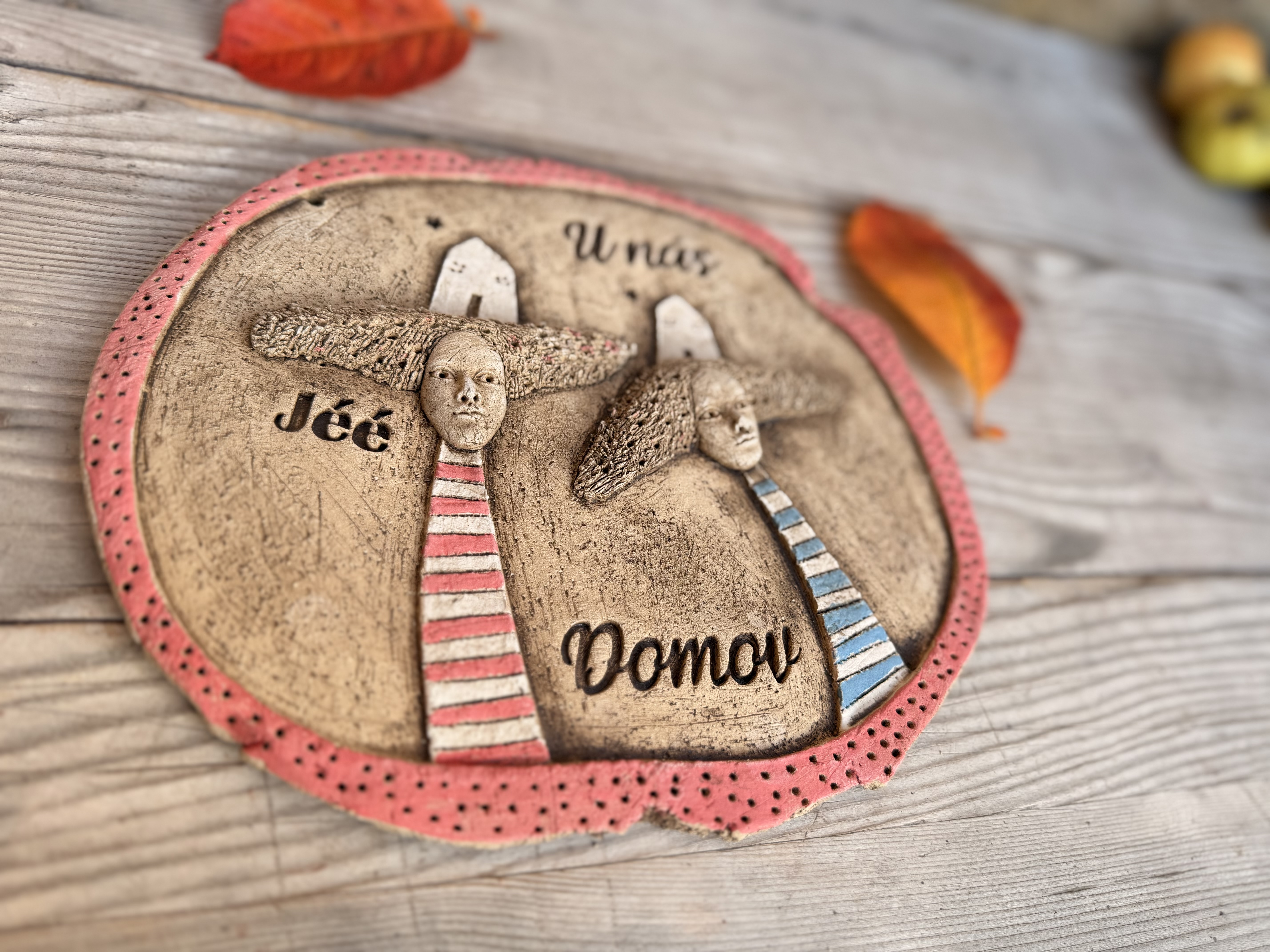 Plastika  - Cedulka na zavěšení