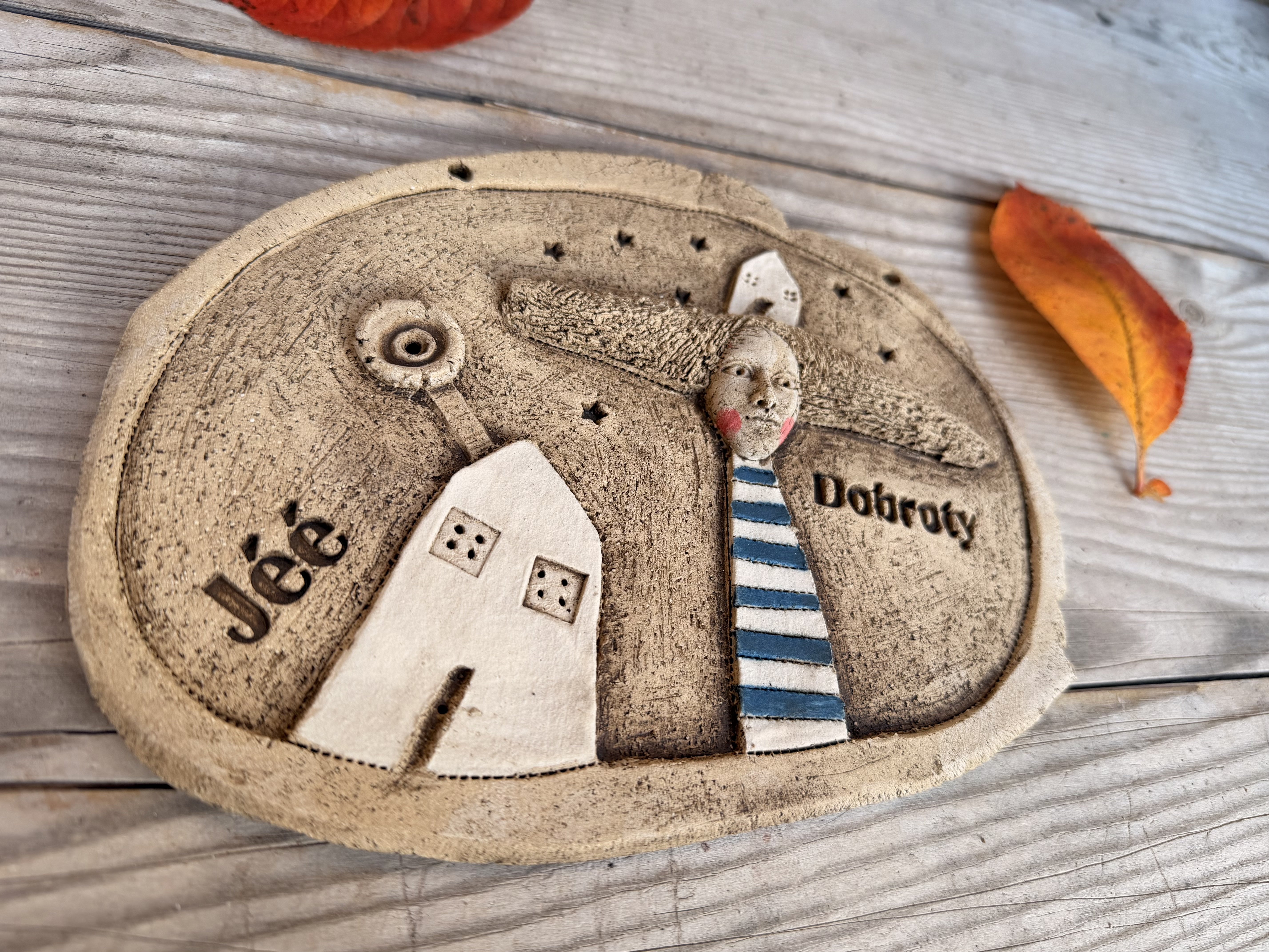 Plastika  - Cedulka na zavěšení