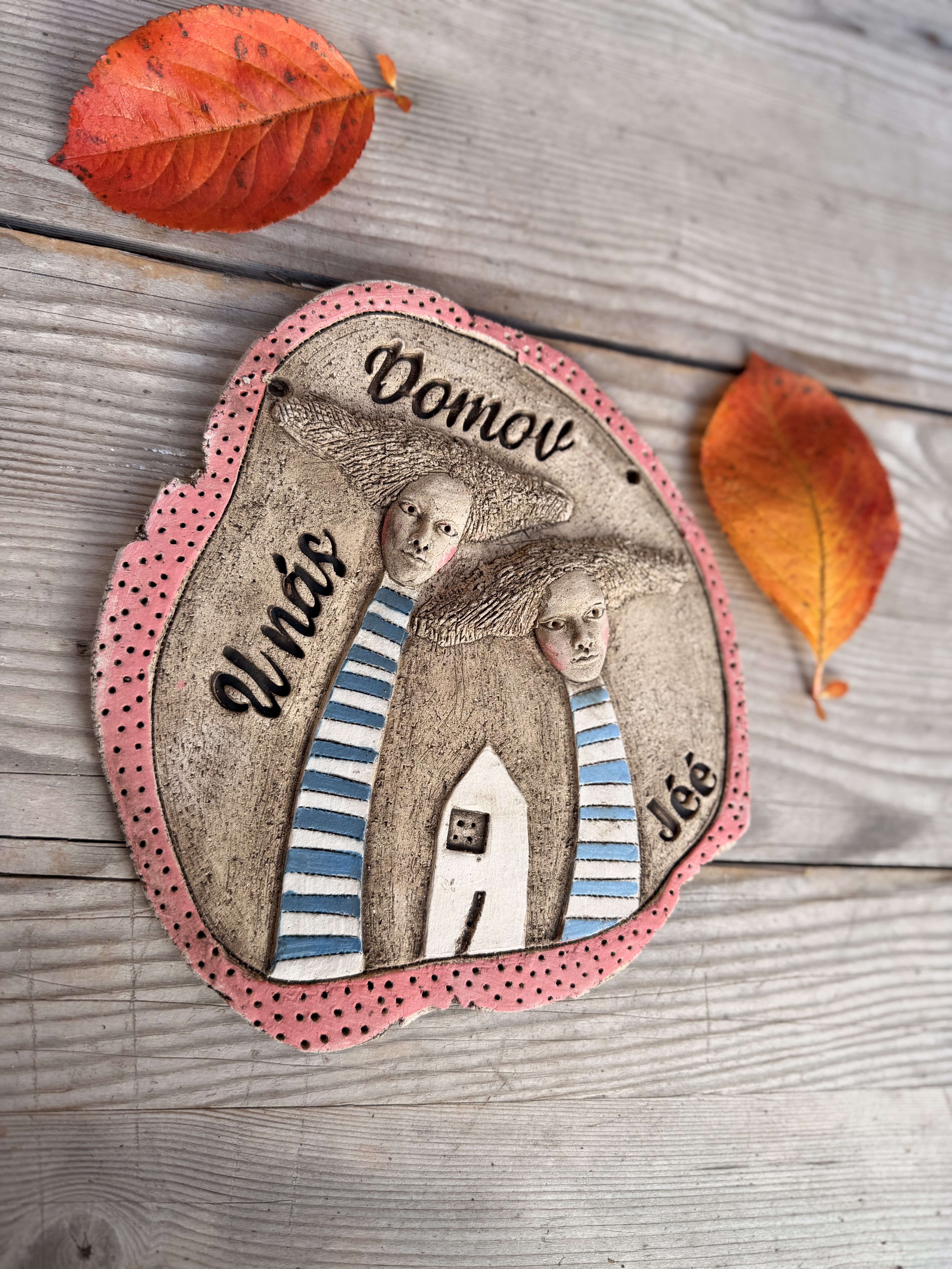 Plastika  - Cedulka na zavěšení