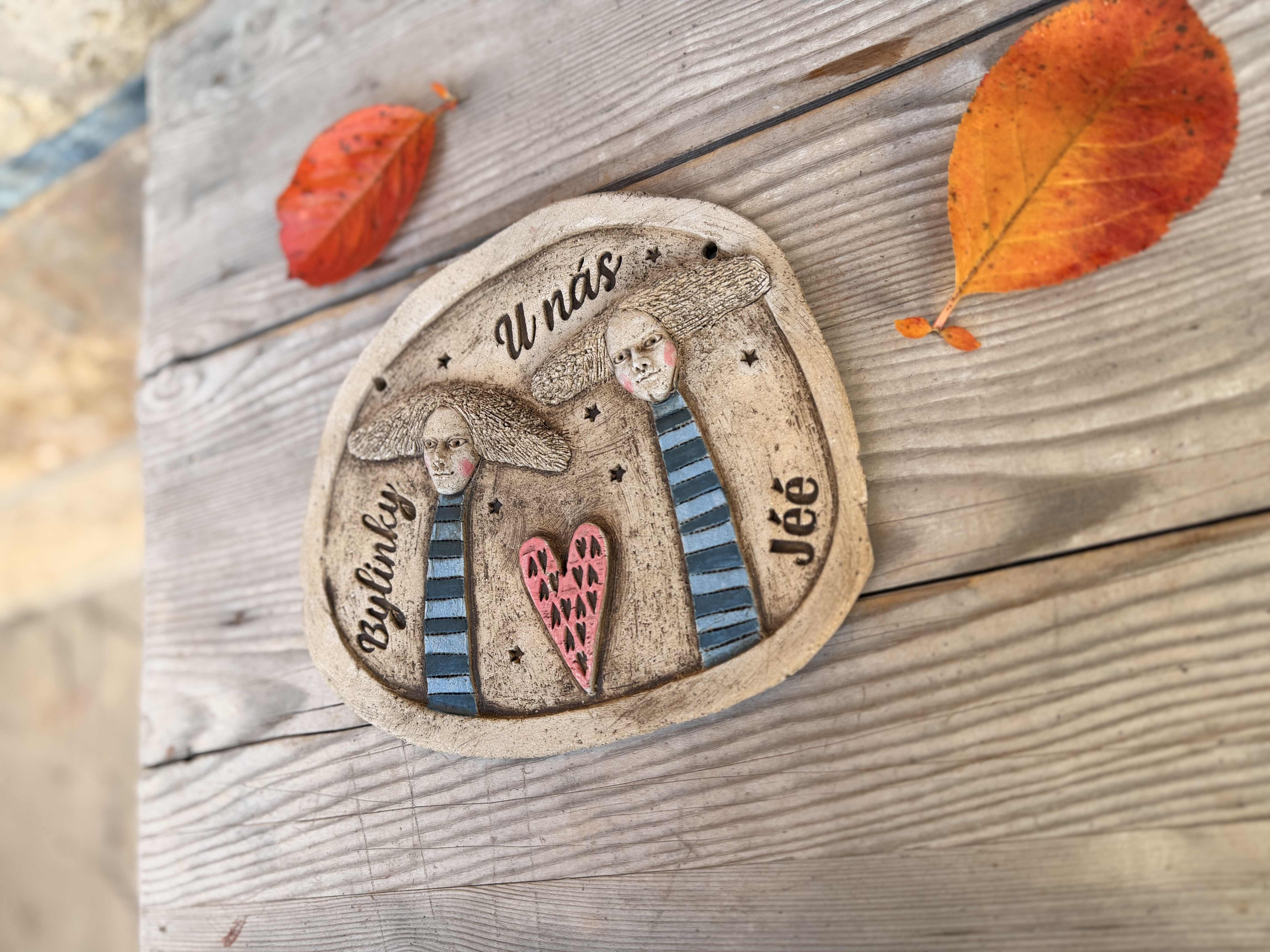 Plastika  - Cedulka na zavěšení