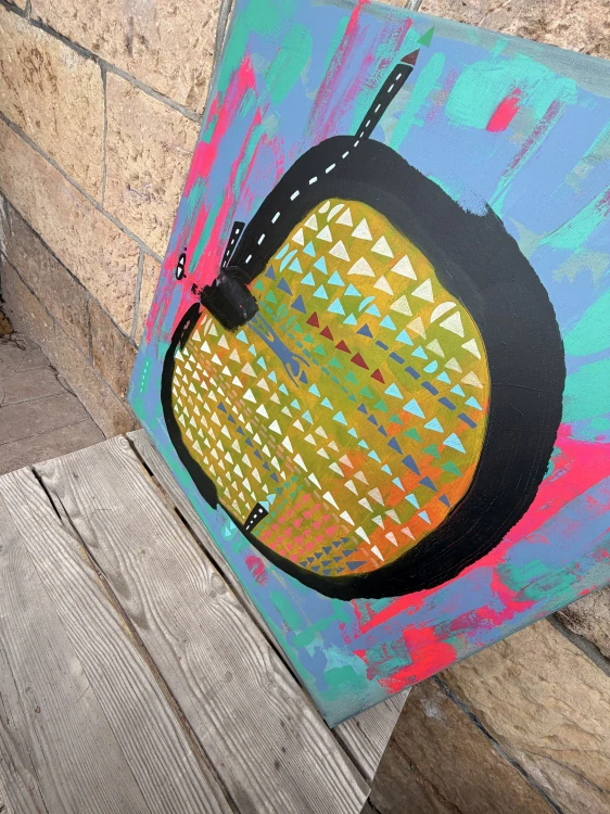 Obraz - Spolklo mě město