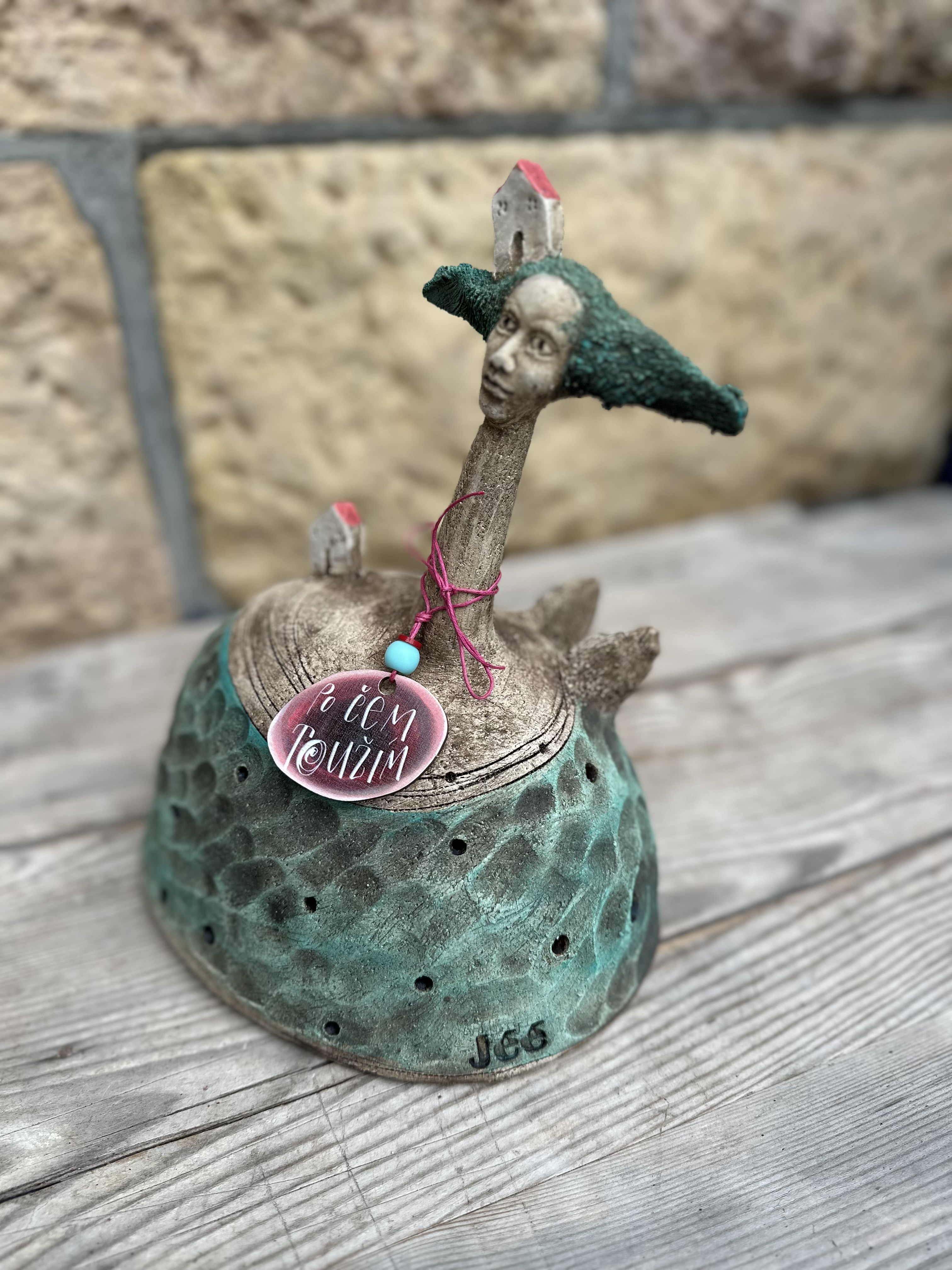 Plastika  - Paní Domácí Andělka