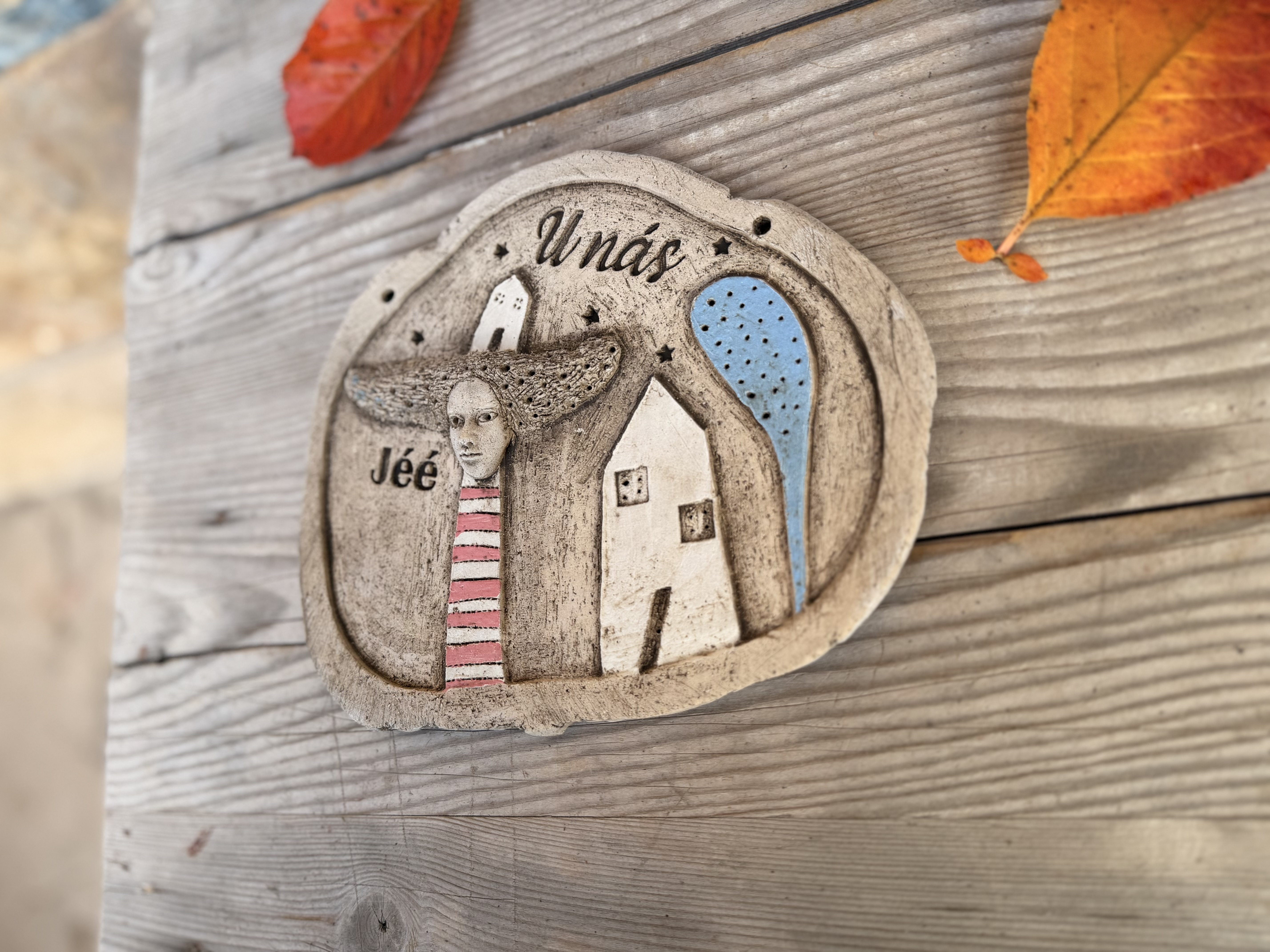 Plastika  - Cedulka na zavěšení