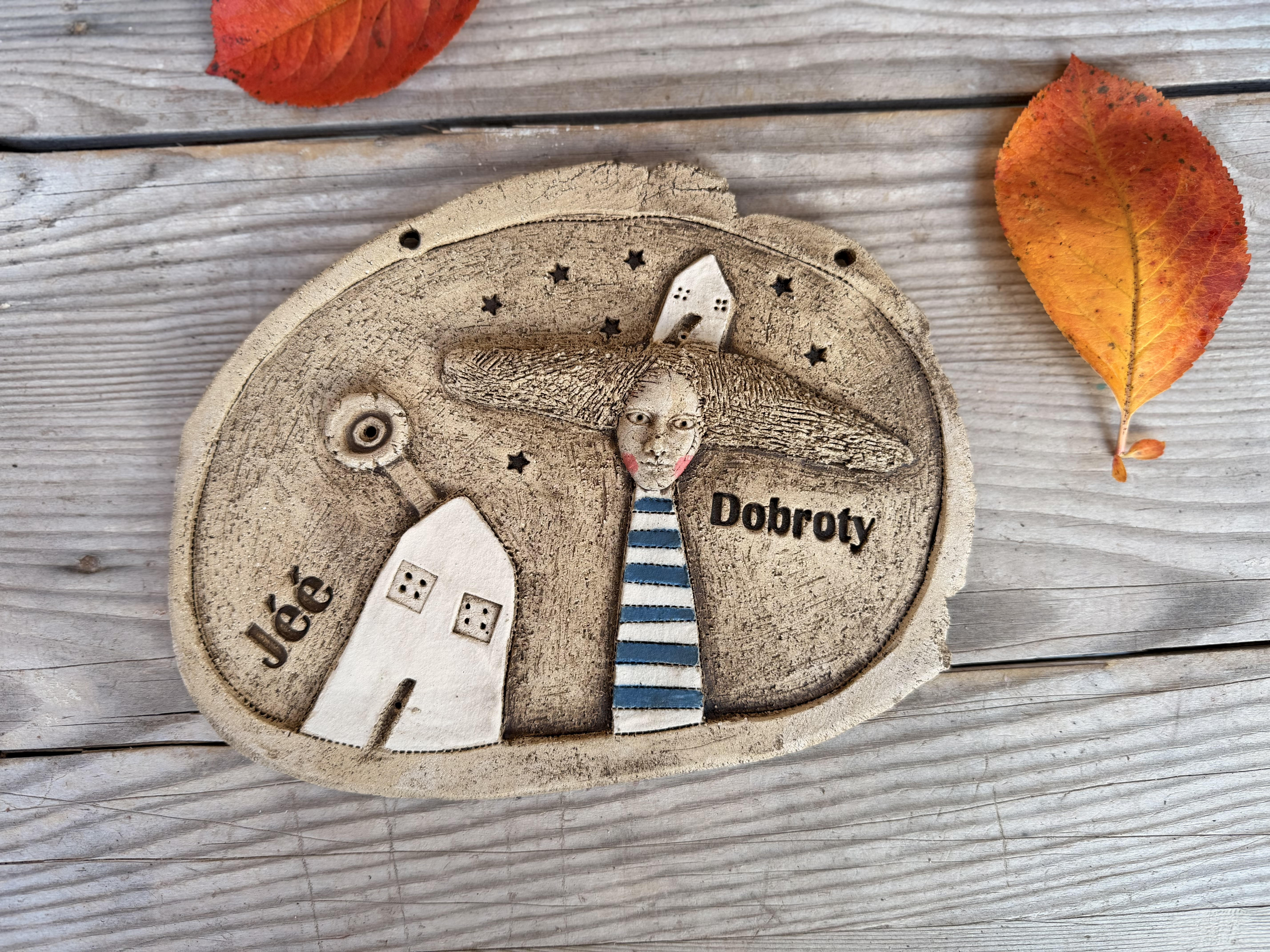 Plastika  - Cedulka na zavěšení