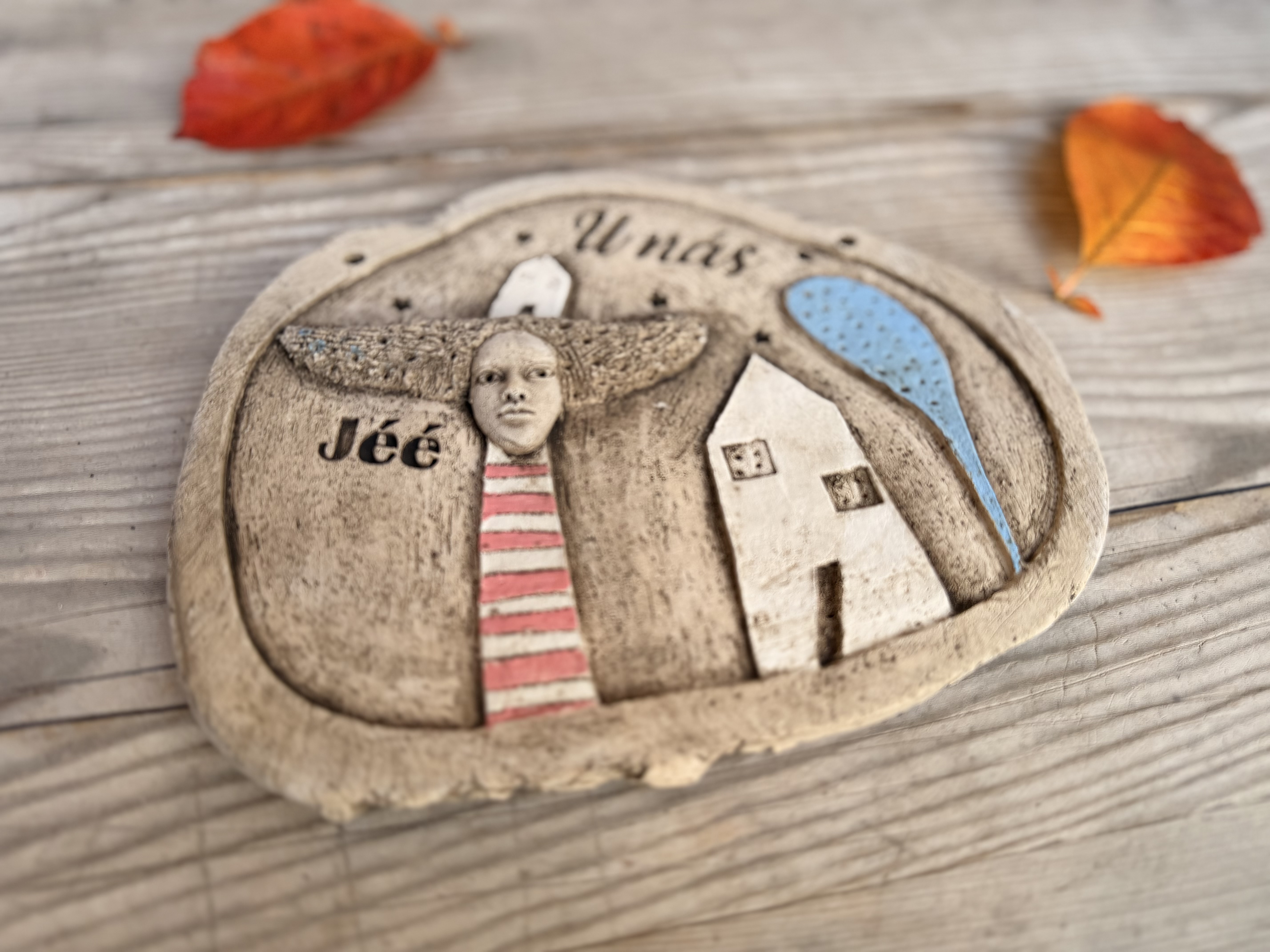 Plastika  - Cedulka na zavěšení