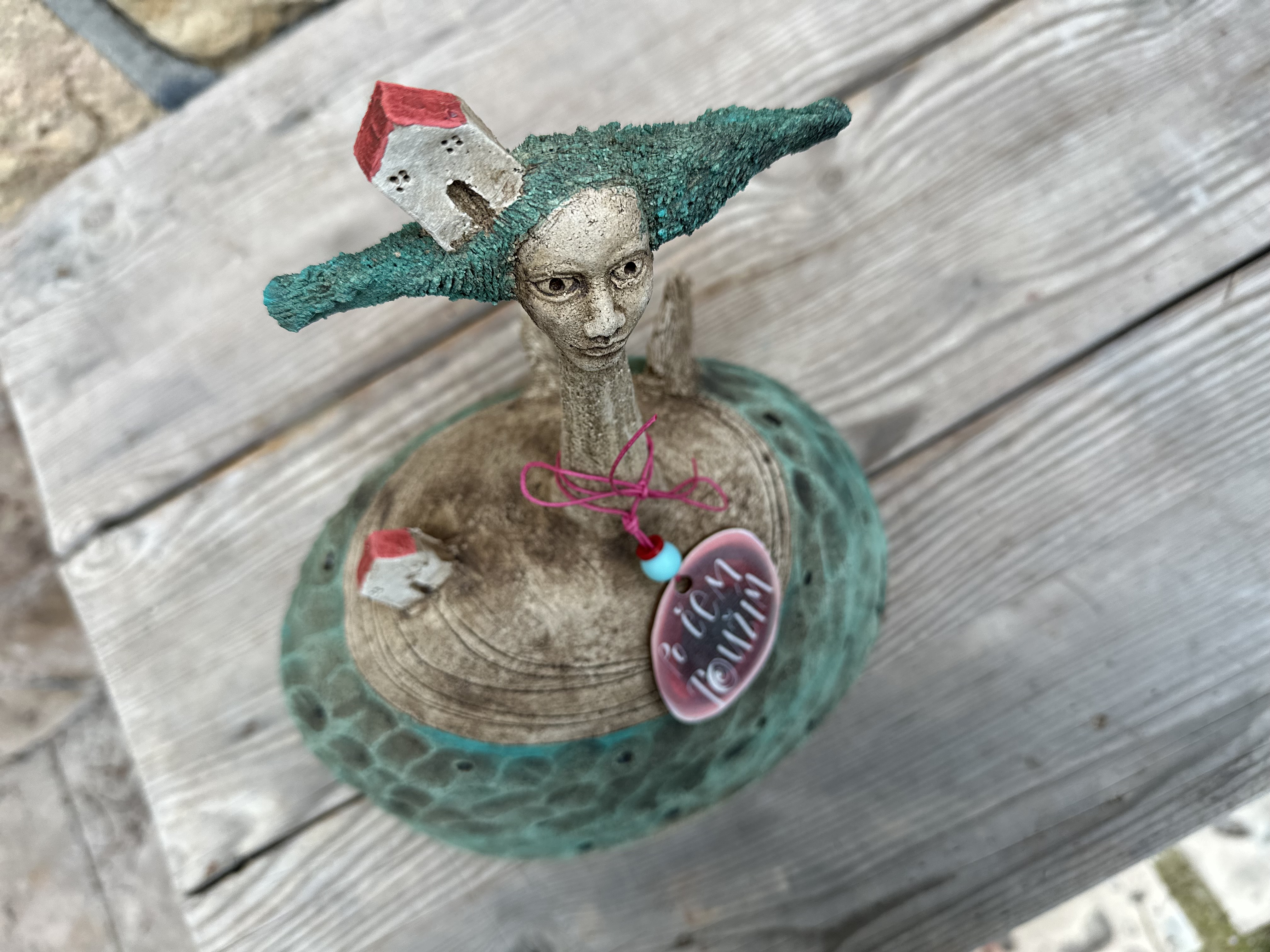 Plastika  - Paní Domácí Andělka