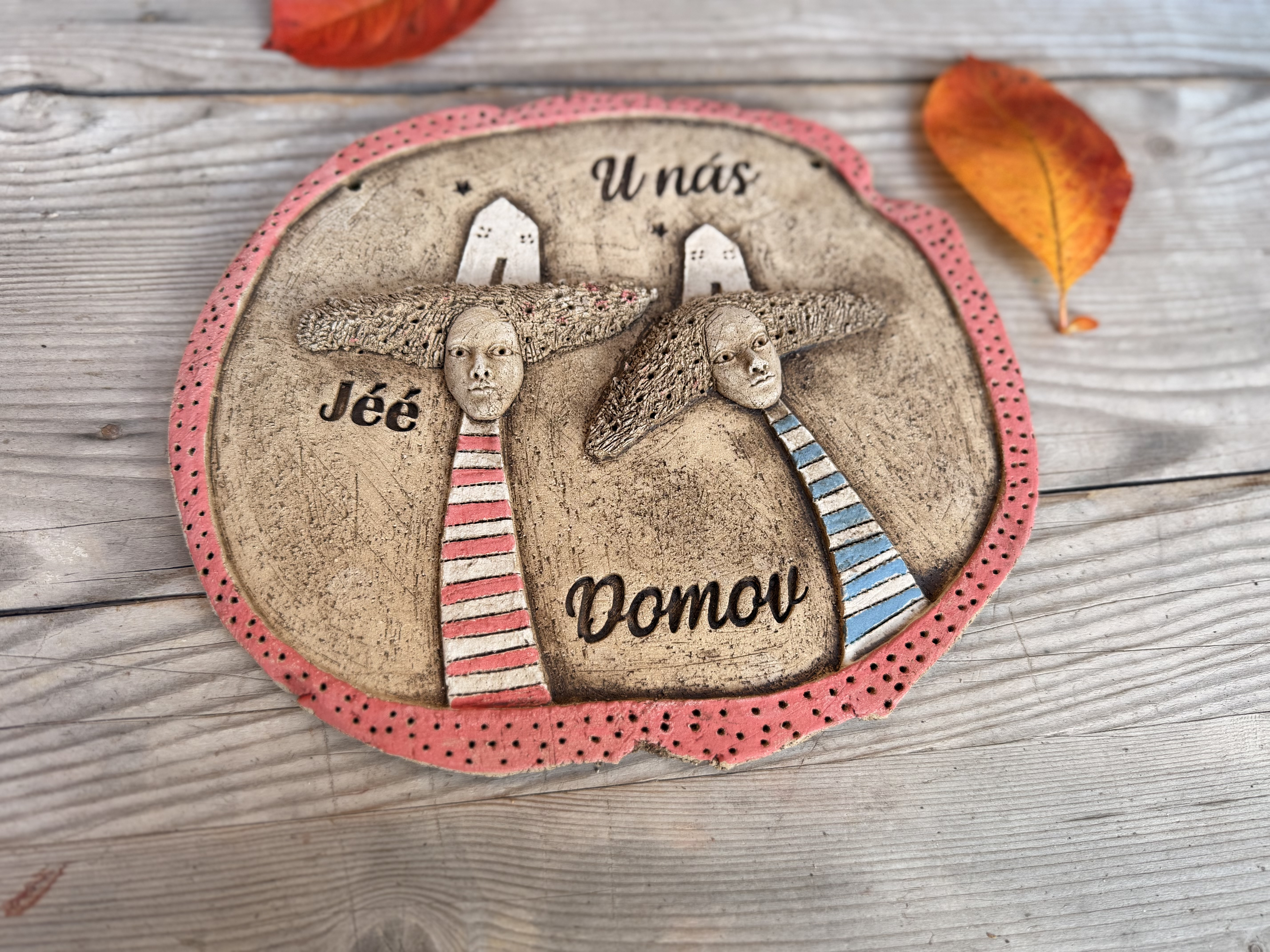 Plastika  - Cedulka na zavěšení