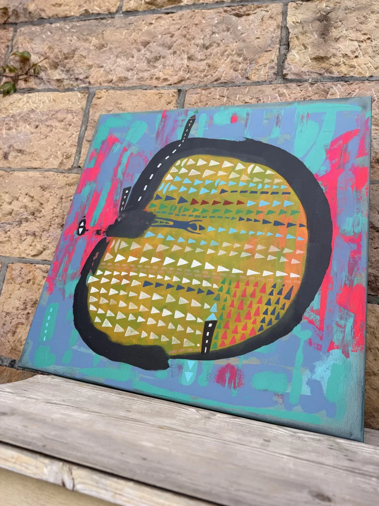 Obraz - Spolklo mě město