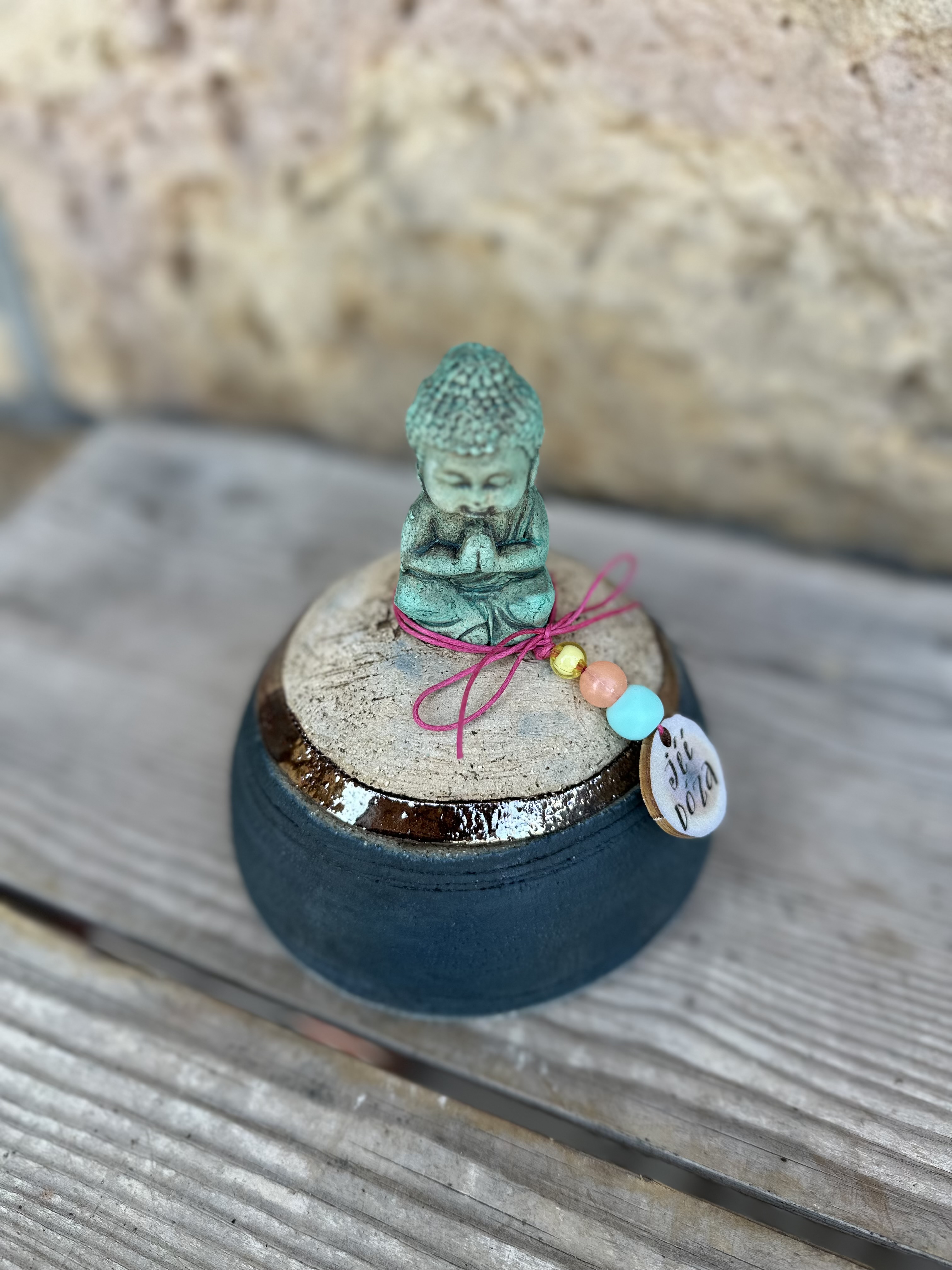  dóza - Malý modrý Budha