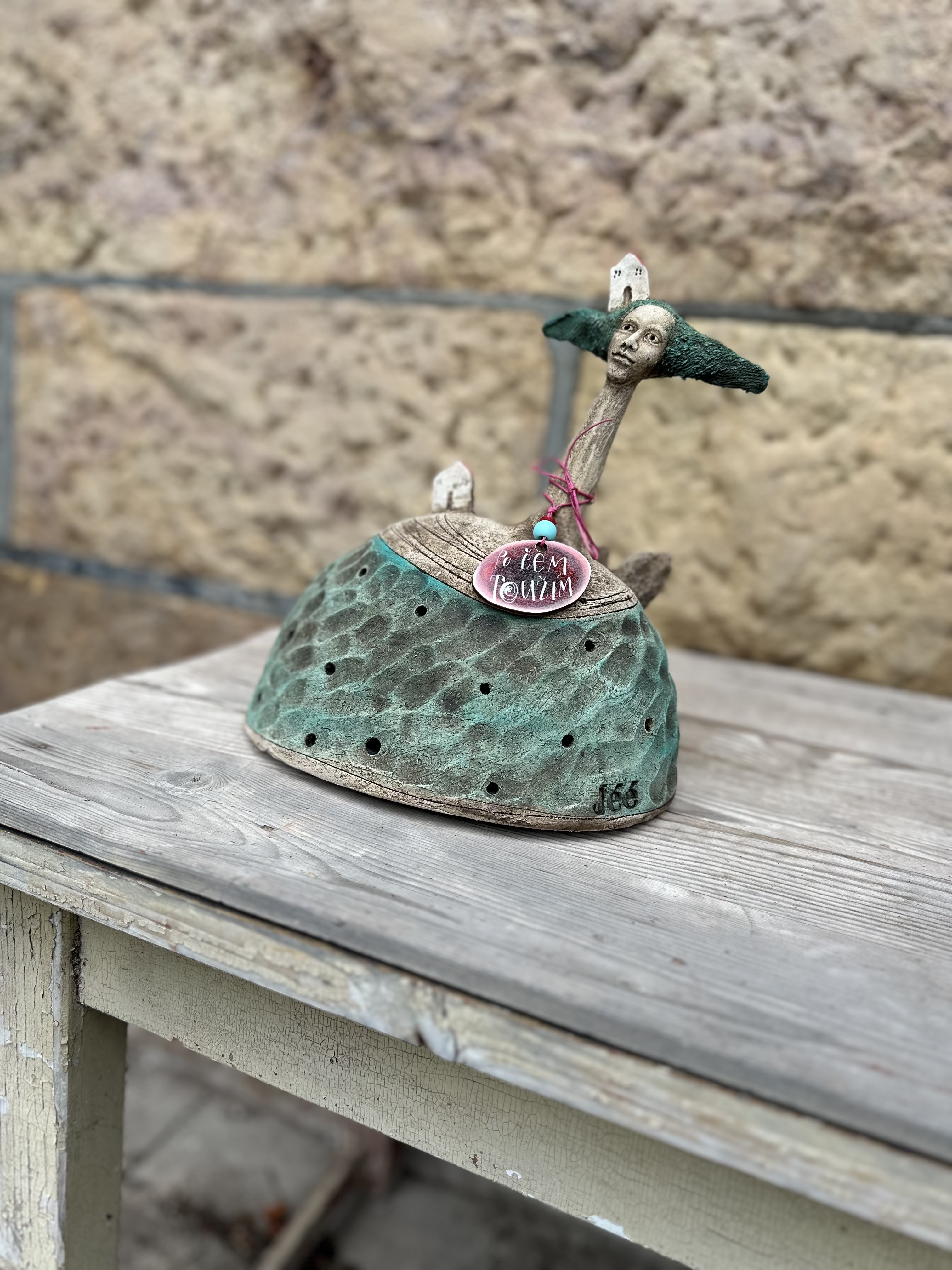 Plastika  - Paní Domácí Andělka